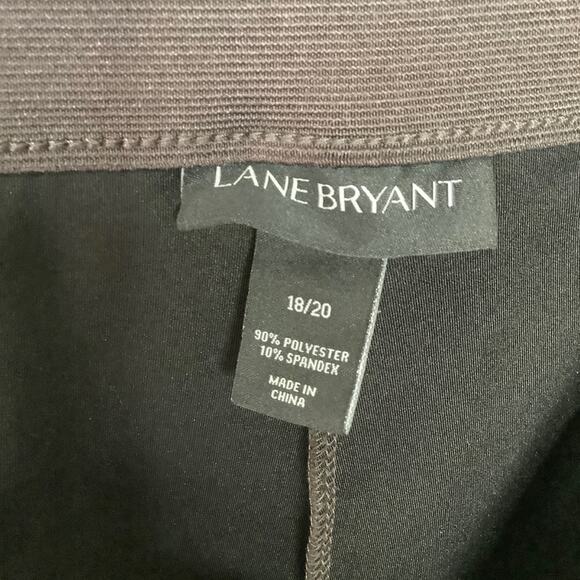 LANE BRYANT Brown Faux Suede Pull on Pants Size 18/20 - Picture 5 of 6